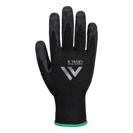 Needle Stick F10 Latex Crinkle Glove A9