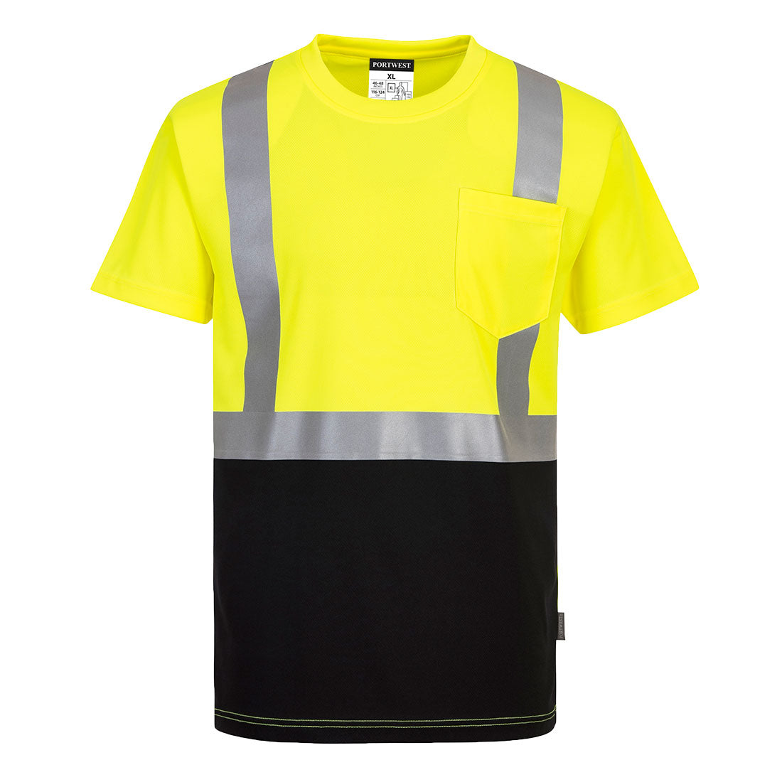 Hi-Vis Contrast Pocket T-Shirt