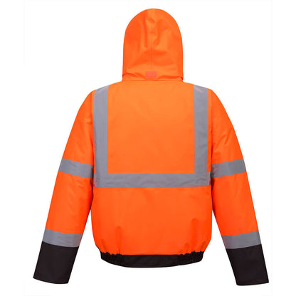 Hi-Vis Contrast Winter Bomber Jacket