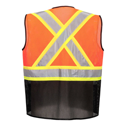 Frisco Hi-Vis X Back Contrast Executive Vest