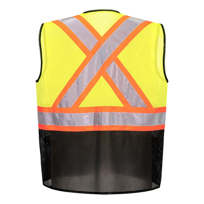 Frisco Hi-Vis X Back Contrast Executive Vest