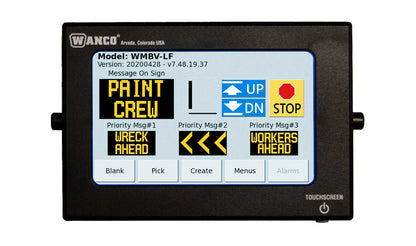 Small Truck Message Sign with Large Display