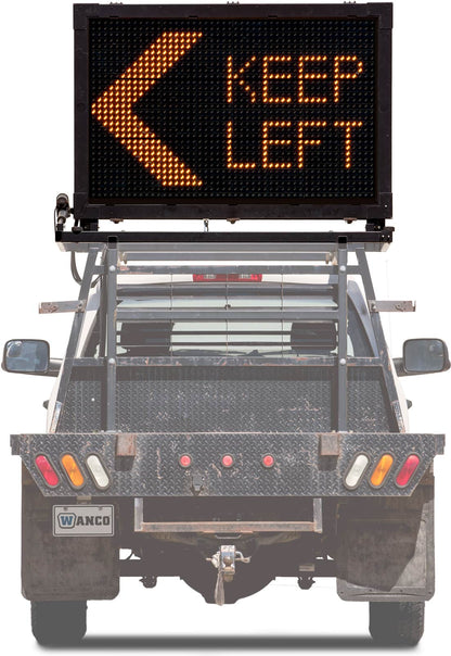 Small Truck Message Sign with Large Display