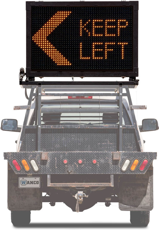 Small Truck Message Sign with Large Display