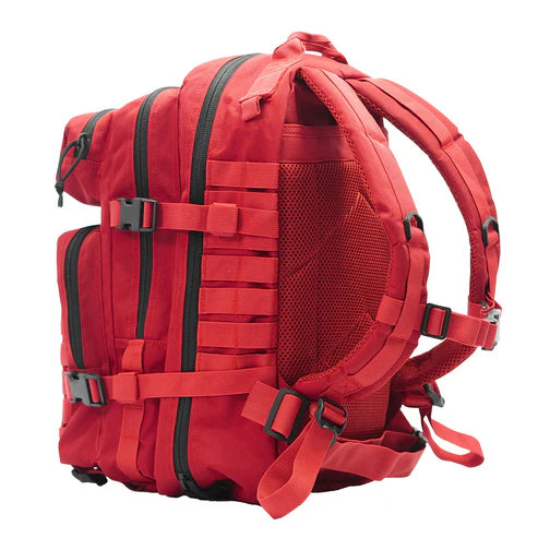 Tactical Trauma First Aid Backpack - Red
