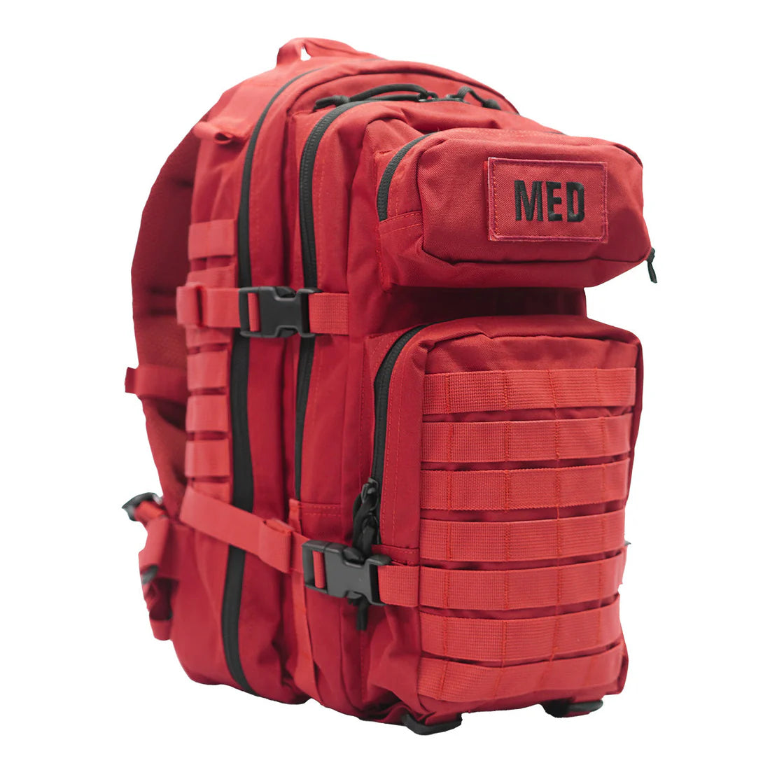 Tactical Trauma First Aid Backpack - Red